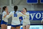 VB vs MHC  Wheaton Women's Volleyball vs Mount Holyoke College. - Photo by Keith Nordstrom : Wheaton, Volleyball, VB